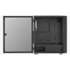 PC Midi Tower case AEROCOOL Graphite‑G‑BK‑v2 — Black, ATX/Micro‑ATX/Mini‑ITX, front 2×140mm+rear 1×140mm