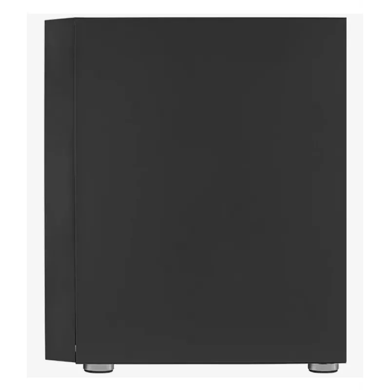 PC Midi Tower case AEROCOOL Graphite‑G‑BK‑v2 — Black, ATX/Micro‑ATX/Mini‑ITX, front 2×140mm+rear 1×140mm