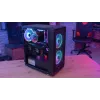 PC Midi Tower case AEROCOOL Graphite‑G‑BK‑v2 — Black, ATX/Micro‑ATX/Mini‑ITX, front 2×140mm+rear 1×140mm
