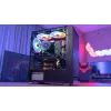 PC Midi Tower case AEROCOOL Graphite‑G‑BK‑v2 — Black, ATX/Micro‑ATX/Mini‑ITX, front 2×140mm+rear 1×140mm
