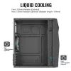 PC case AEROCOOL Raider Mini G V3 Mini-ITX / microATX, black, side window, green LED, max GPU 285 mm, CPU cooler 159 mm