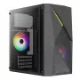 PC case AEROCOOL Raider Mini G V3 Mini-ITX / microATX, black, side window, green LED, max GPU 285 mm, CPU cooler 159 mm