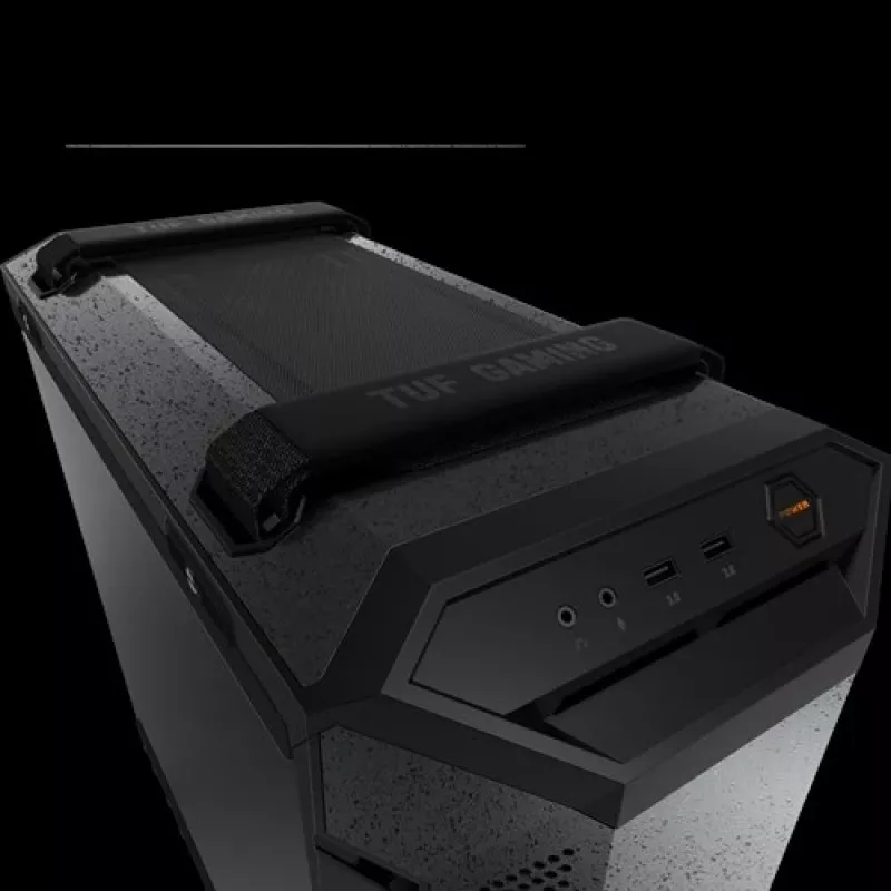 PC case ASUS TUF Gaming GT501 Midi Tower — Black, supports ATX/Micro‑ATX/Mini‑ITX/E‑ATX, 3x120mm front, 1x140mm rear, 42 cm GPU, 18 cm CPU cooler
