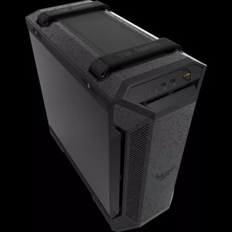 PC case ASUS TUF Gaming GT501 Midi Tower — Black, supports ATX/Micro‑ATX/Mini‑ITX/E‑ATX, 3x120mm front, 1x140mm rear, 42 cm GPU, 18 cm CPU cooler