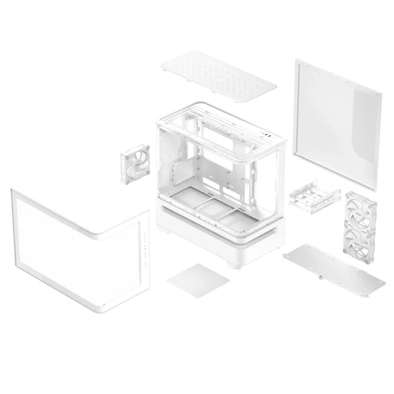 ASUS PRIME AP202 ARGB Midi Tower White