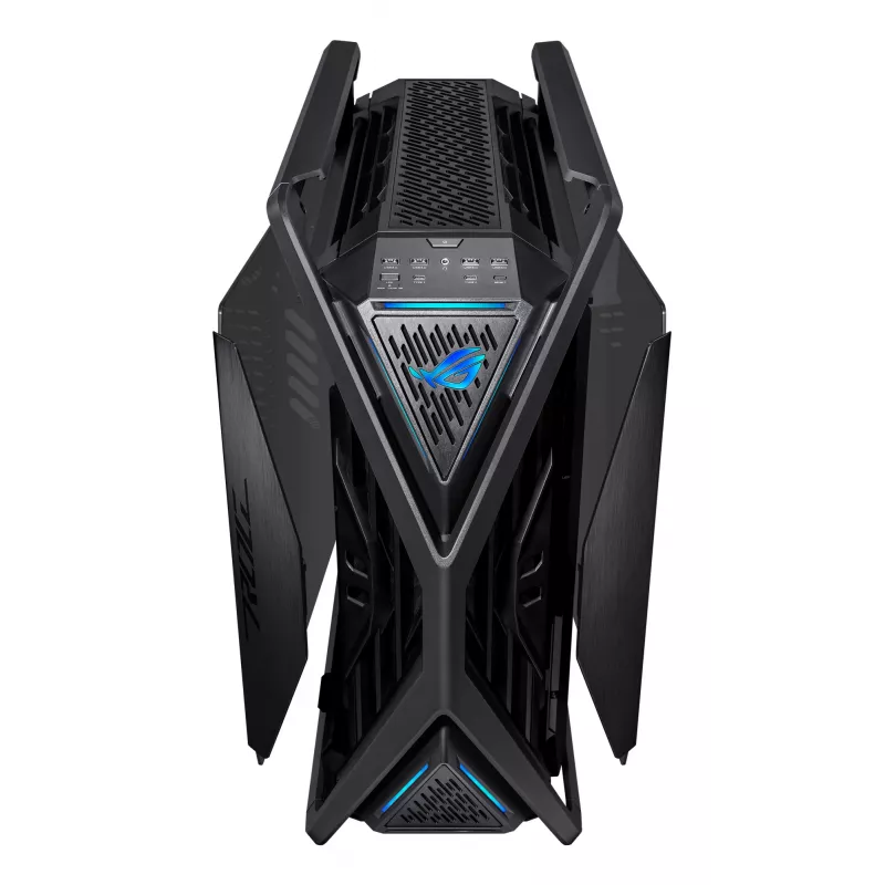 PC Case ASUS ROG Hyperion GR701 BTF Edition Tower — black, tempered glass, E-ATX/ATX/microATX support, 46 cm GPU, 420 mm top radiator