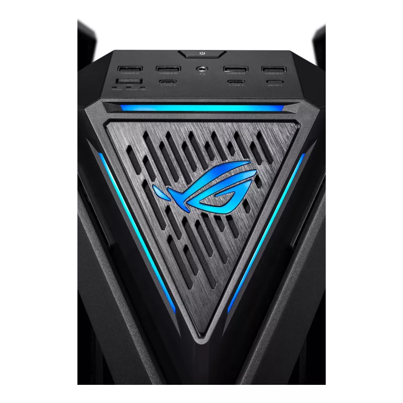 PC Case ASUS ROG Hyperion GR701 BTF Edition Tower — black, tempered glass, E-ATX/ATX/microATX support, 46 cm GPU, 420 mm top radiator