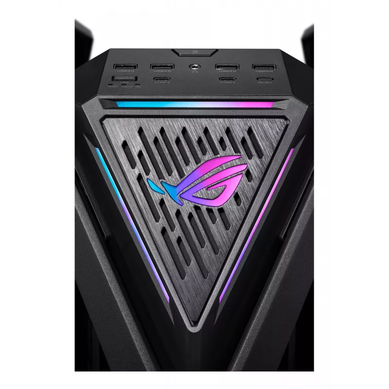 PC Case ASUS ROG Hyperion GR701 BTF Edition Tower — black, tempered glass, E-ATX/ATX/microATX support, 46 cm GPU, 420 mm top radiator