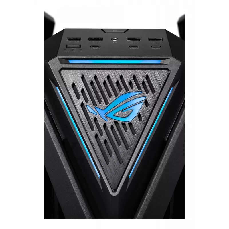 PC Case ASUS ROG Hyperion GR701 BTF Edition Tower — black, tempered glass, E-ATX/ATX/microATX support, 46 cm GPU, 420 mm top radiator