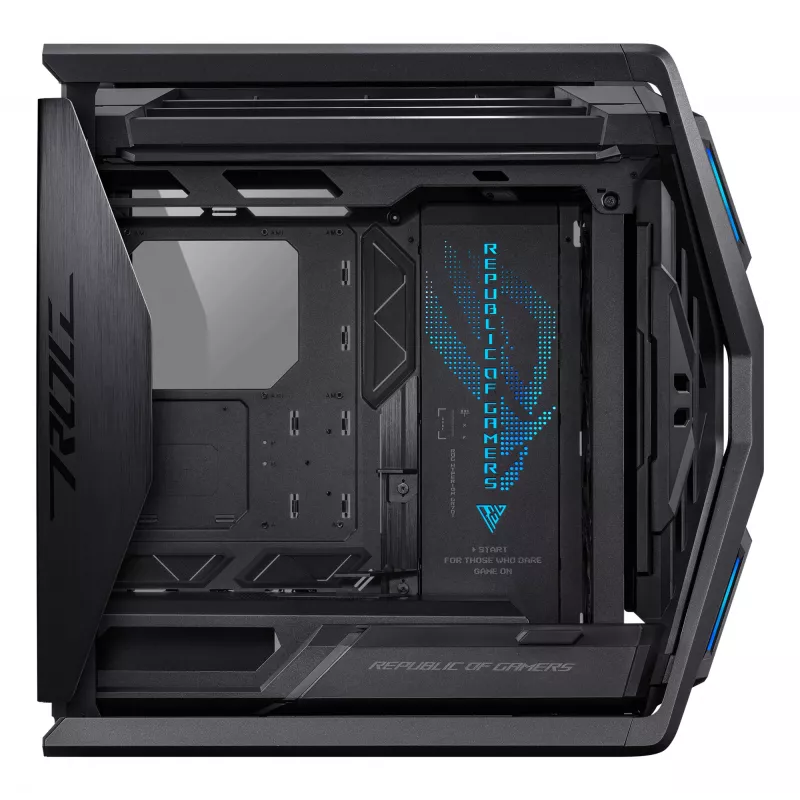 PC Case ASUS ROG Hyperion GR701 BTF Edition Tower — black, tempered glass, E-ATX/ATX/microATX support, 46 cm GPU, 420 mm top radiator