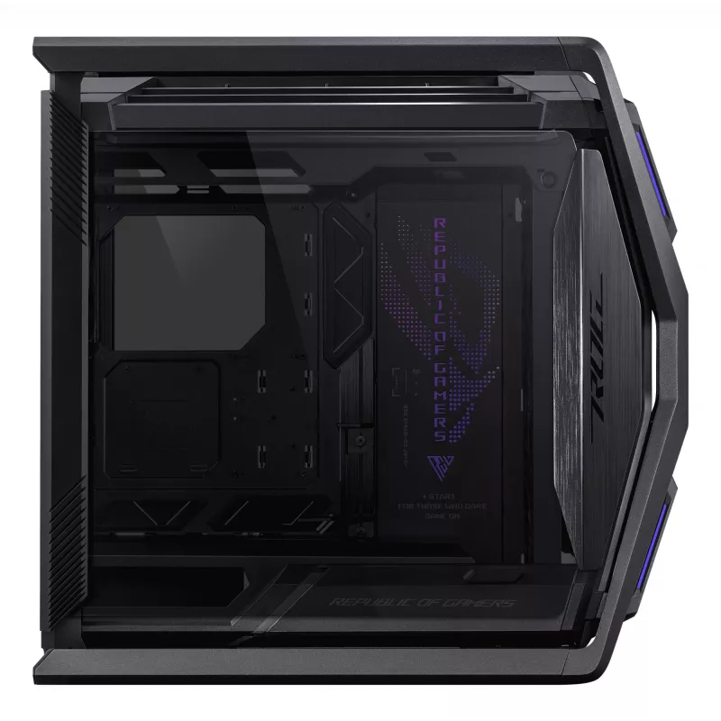 PC Case ASUS ROG Hyperion GR701 BTF Edition Tower — black, tempered glass, E-ATX/ATX/microATX support, 46 cm GPU, 420 mm top radiator