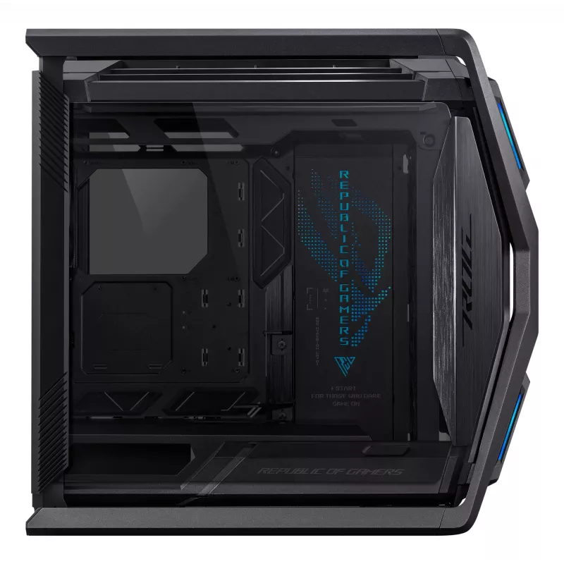PC Case ASUS ROG Hyperion GR701 BTF Edition Tower — black, tempered glass, E-ATX/ATX/microATX support, 46 cm GPU, 420 mm top radiator