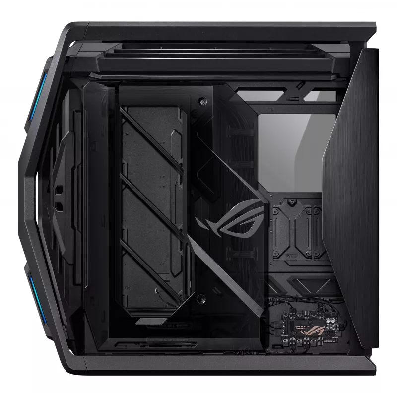 PC Case ASUS ROG Hyperion GR701 BTF Edition Tower — black, tempered glass, E-ATX/ATX/microATX support, 46 cm GPU, 420 mm top radiator