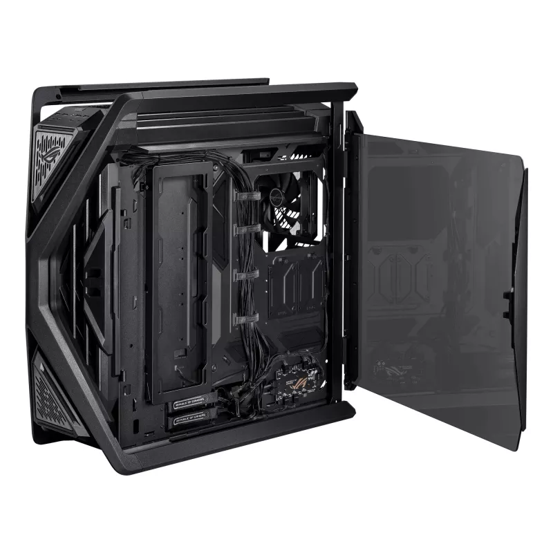 PC Case ASUS ROG Hyperion GR701 BTF Edition Tower — black, tempered glass, E-ATX/ATX/microATX support, 46 cm GPU, 420 mm top radiator