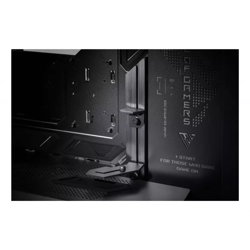 PC Case ASUS ROG Hyperion GR701 BTF Edition Tower — black, tempered glass, E-ATX/ATX/microATX support, 46 cm GPU, 420 mm top radiator