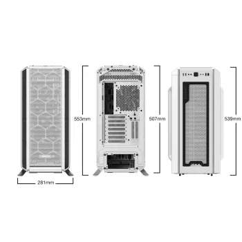 PC Case be quiet! Silent Base 802 Window White Midi Tower