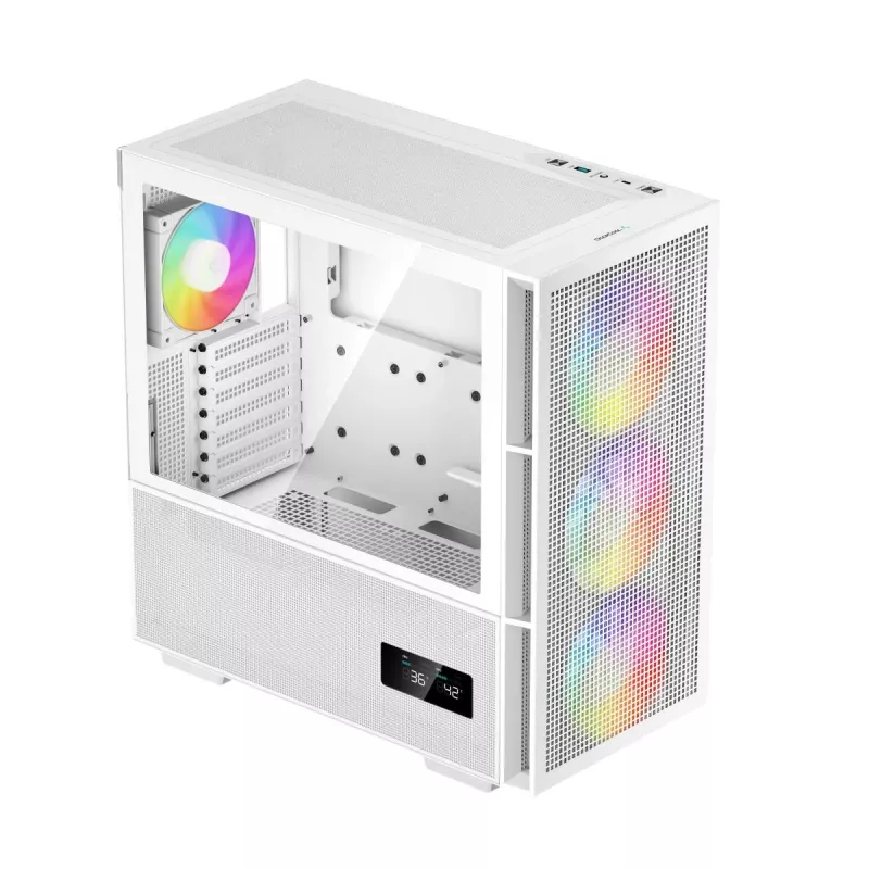 DEEPCOOL Ch560 Digital Wh Midi Tower Case - White