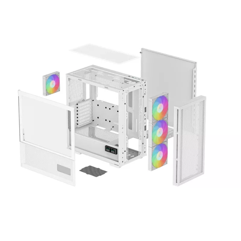 DEEPCOOL Ch560 Digital Wh Midi Tower Case - White