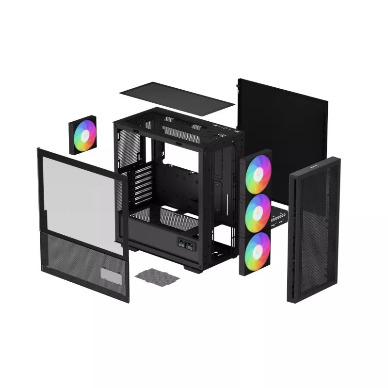 DEEPCOOL Ch560 Digital Midi Tower Case - Black