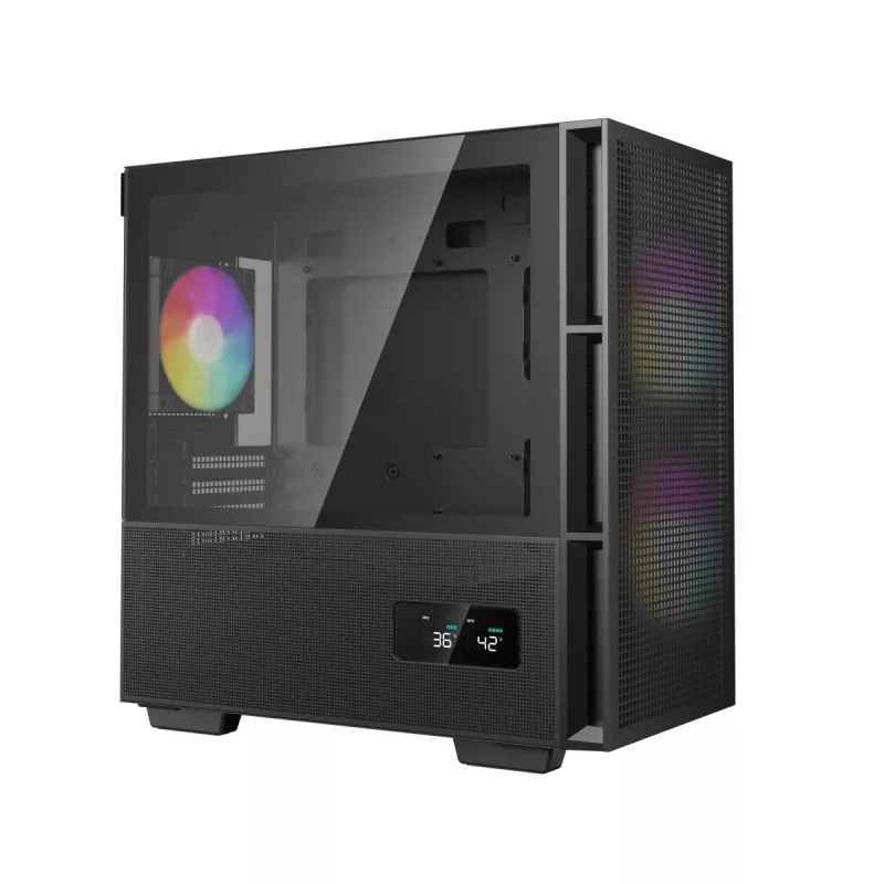 DEEPCOOL Ch360 Digital Micro Tower Case - Black