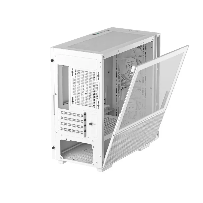 DeepCool CH360 Micro-ATX PC case, tempered glass, without PSU, White