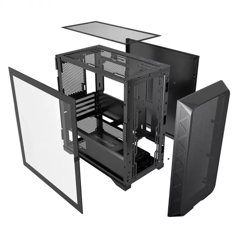 Computer case Gembird CCC-FC-MK200 ATX case black