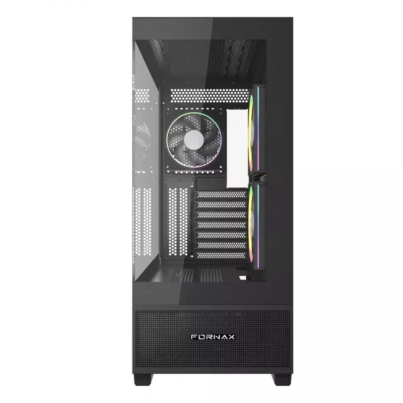 Computer Case GEMBIRD Fornax X550, ATX, Black