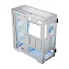 PC Case MODECOM HORIZON FLOW MIDI White — Midi-Tower, ARGB, Tempered Glass, micro ATX, USB-C, 3x140mm front, 1x140mm rear, GPU up to 400 mm, CPU cooler height 172 mm