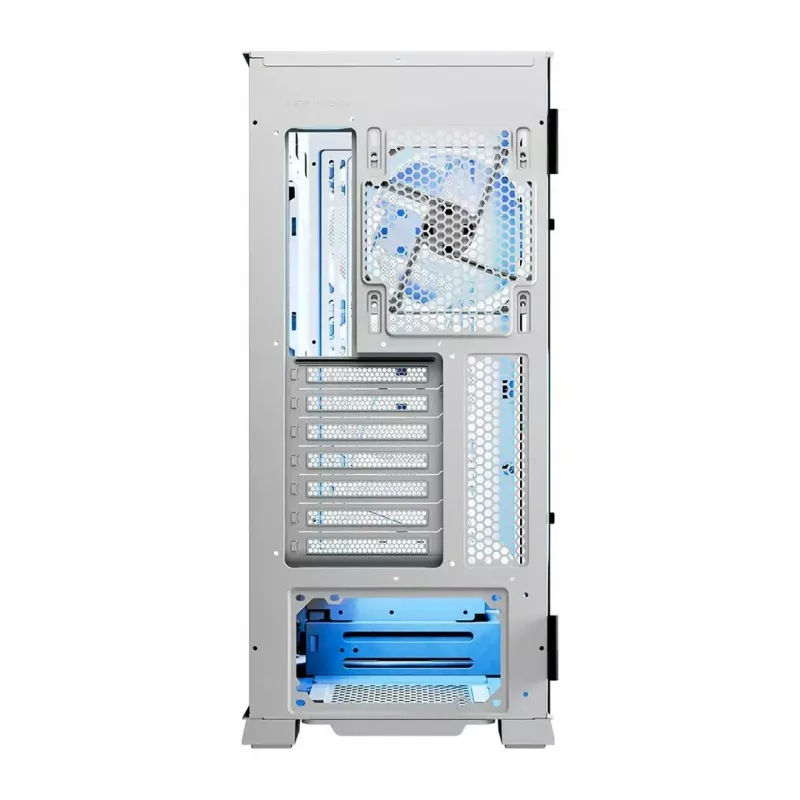 PC Case MODECOM HORIZON FLOW MIDI White — Midi-Tower, ARGB, Tempered Glass, micro ATX, USB-C, 3x140mm front, 1x140mm rear, GPU up to 400 mm, CPU cooler height 172 mm