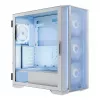 PC Case MODECOM HORIZON FLOW MIDI White — Midi-Tower, ARGB, Tempered Glass, micro ATX, USB-C, 3x140mm front, 1x140mm rear, GPU up to 400 mm, CPU cooler height 172 mm