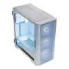 PC Case MODECOM HORIZON FLOW MIDI White — Midi-Tower, ARGB, Tempered Glass, micro ATX, USB-C, 3x140mm front, 1x140mm rear, GPU up to 400 mm, CPU cooler height 172 mm