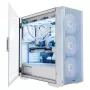 PC Case MODECOM HORIZON FLOW MIDI White — Midi-Tower, ARGB, Tempered Glass, micro ATX, USB-C, 3x140mm front, 1x140mm rear, GPU up to 400 mm, CPU cooler height 172 mm