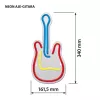 LED neon sign ActiveJet AJE-NEON GUITAR multicolour USB 5V, 240×176×20 mm, surfaced mount