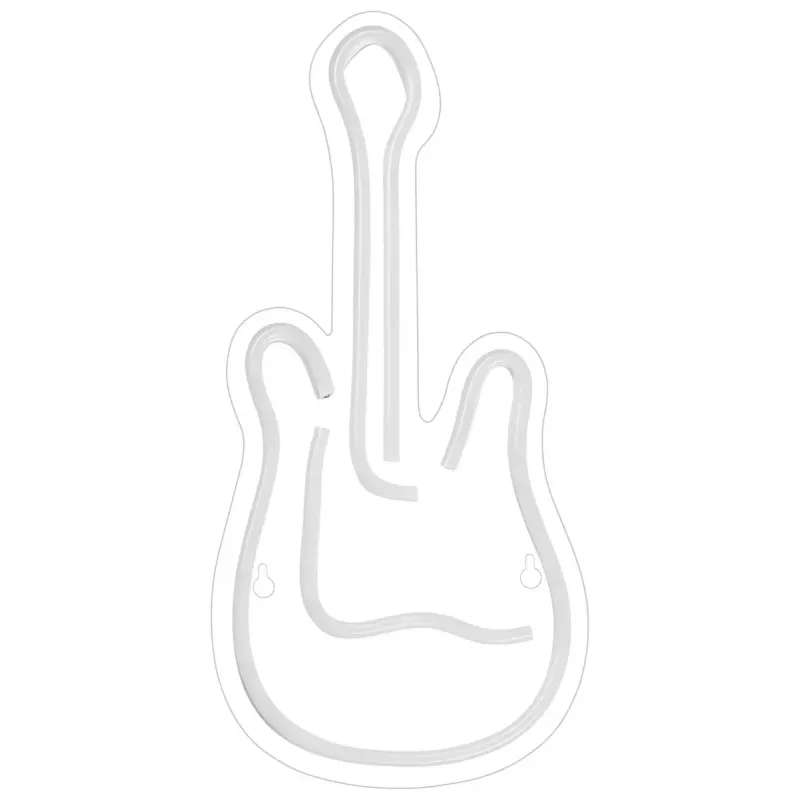 LED neon sign ActiveJet AJE-NEON GUITAR multicolour USB 5V, 240×176×20 mm, surfaced mount