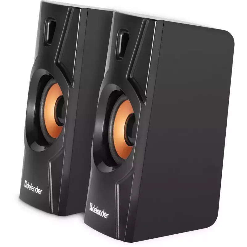 Wired desktop speaker DEFENDER Aurora S8 — 2.0, 8 W RMS, USB power, 3.5 mm, black