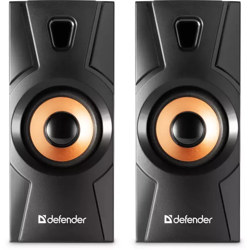 Wired desktop speaker DEFENDER Aurora S8 — 2.0, 8 W RMS, USB power, 3.5 mm, black