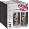 Wired desktop speaker DEFENDER Aurora S8 — 2.0, 8 W RMS, USB power, 3.5 mm, black