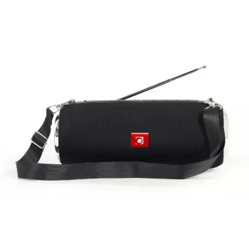GEMBIRD Portable BT Speaker FM-Radio with Antenna - Black