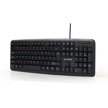 GEMBIRD KB-U-103 Standard - Keyboard - Cored USB - Black - Qwerty US/Int'l