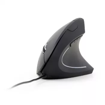 GEMBIRD Optical Mouse MUS-ERGO-01 - Ergonomic 6 Button Wheel USB Black