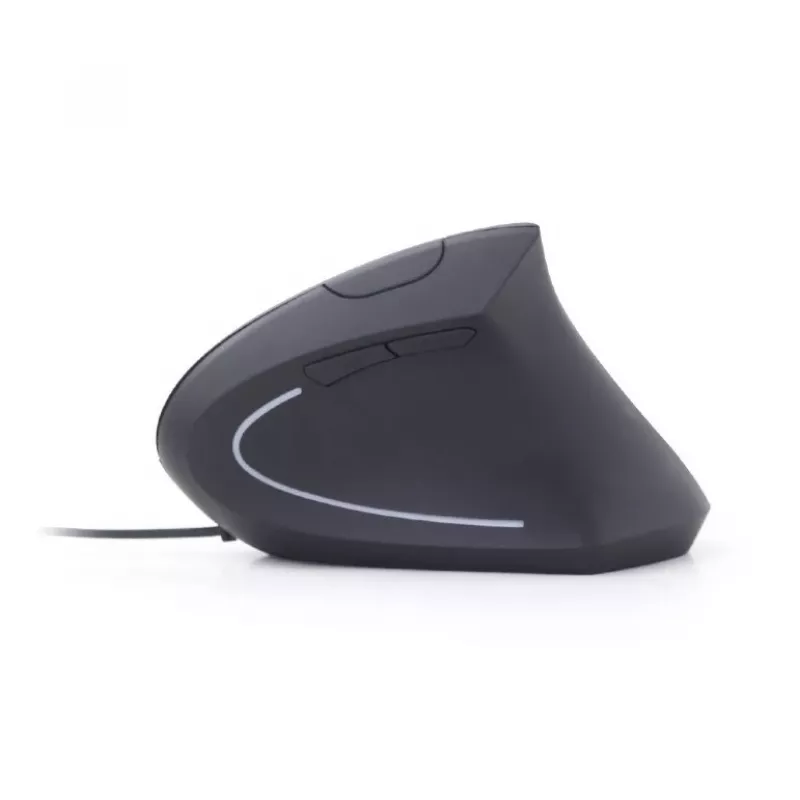 GEMBIRD Optical Mouse MUS-ERGO-01 - Ergonomic 6 Button Wheel USB Black
