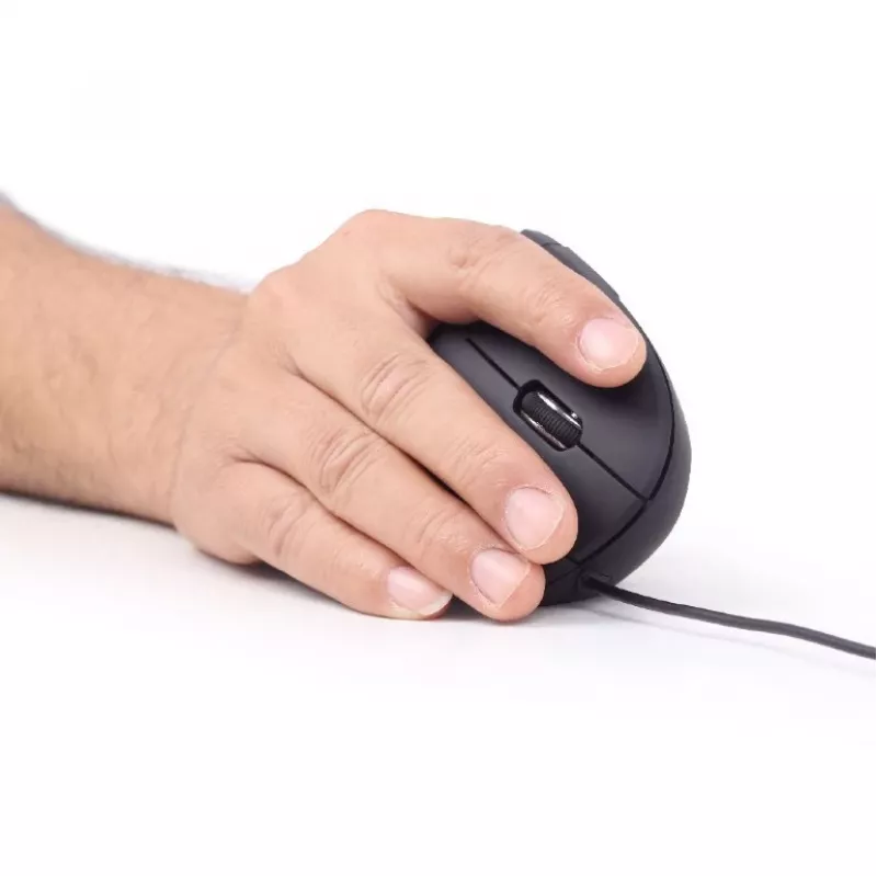 GEMBIRD Optical Mouse MUS-ERGO-01 - Ergonomic 6 Button Wheel USB Black