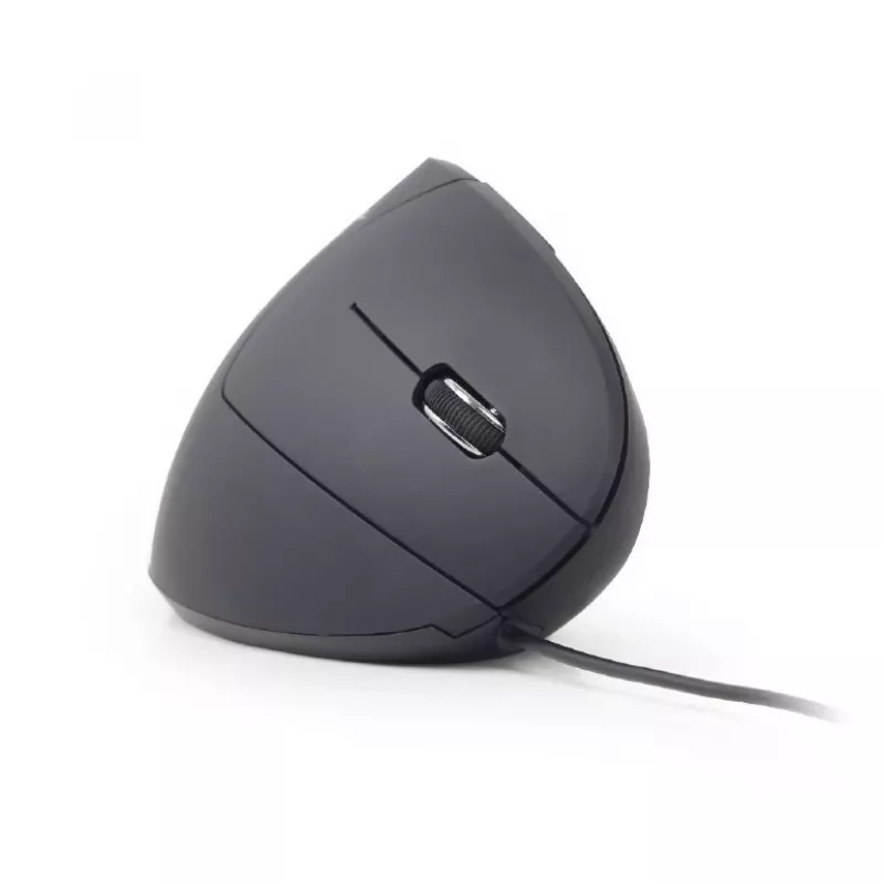 GEMBIRD Optical Mouse MUS-ERGO-01 - Ergonomic 6 Button Wheel USB Black