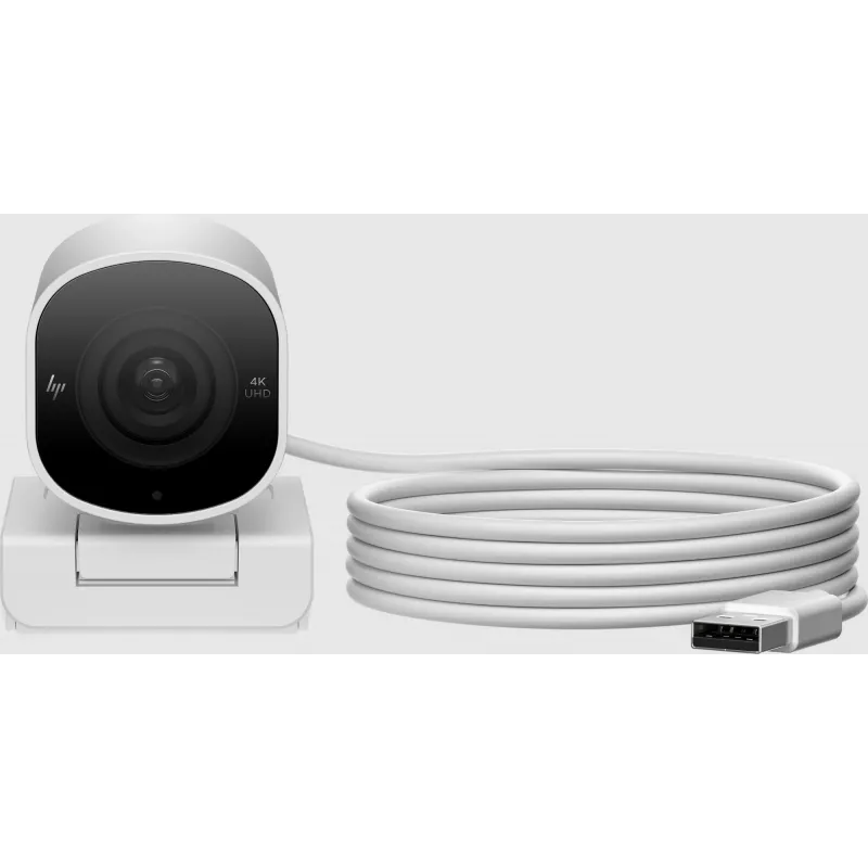 HP 960 4K Streaming Webcam, 8 MP, 3840 x 2160 pixels, 4K Ultra HD, 30 fps, 5x, Home
