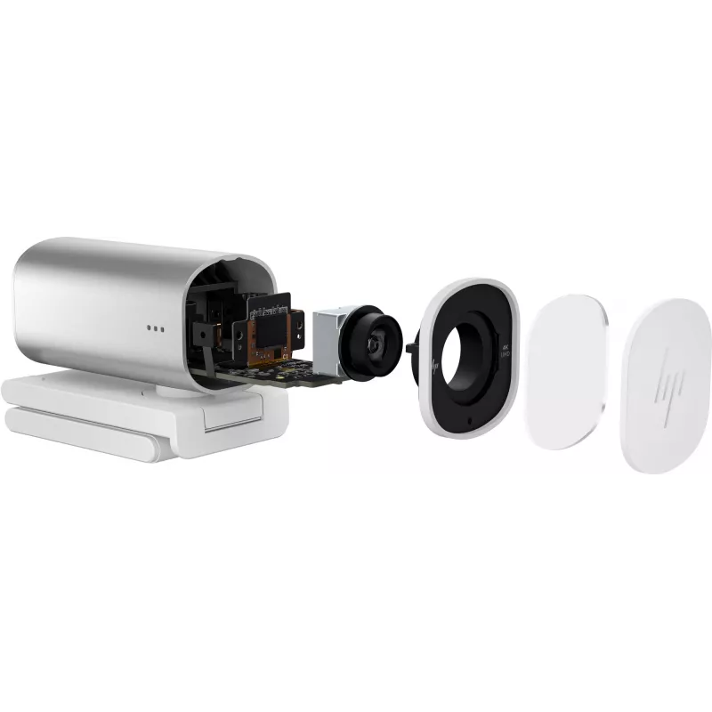 HP 960 4K Streaming Webcam, 8 MP, 3840 x 2160 pixels, 4K Ultra HD, 30 fps, 5x, Home