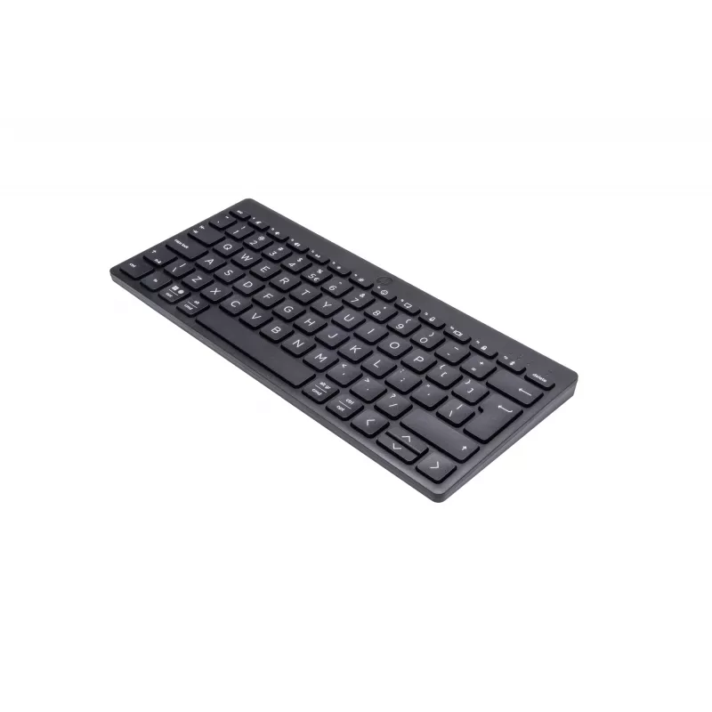 HP 350 Compact Multi-Device Bluetooth Keyboard, Wireless, Bluetooth, Mechanical, QWERTY, Black