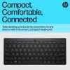 HP 350 Compact Multi-Device Bluetooth Keyboard, Wireless, Bluetooth, Mechanical, QWERTY, Black