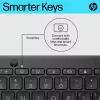HP 350 Compact Multi-Device Bluetooth Keyboard, Wireless, Bluetooth, Mechanical, QWERTY, Black