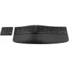 HP 965 Ergonomic Wireless Keyboard, Full-size (100%), Wireless, RF Wireless + Bluetooth, Membrane, QWERTY, Black