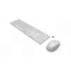 HP 650 Wireless Keyboard and Mouse Combo, Wireless, RF Wireless, Membrane, QWERTY, White, Mouse included